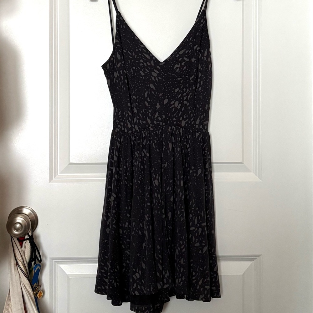 Silence + Noise Black Strapless Romper